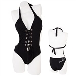 Panos Emporio Lais Swimsuit. Uimapuku, jossa matalasti leikattu selkä ja nauhapunonta edessä.

Materiaali: 87% polyamidia, 13% elastaania.
Kä...